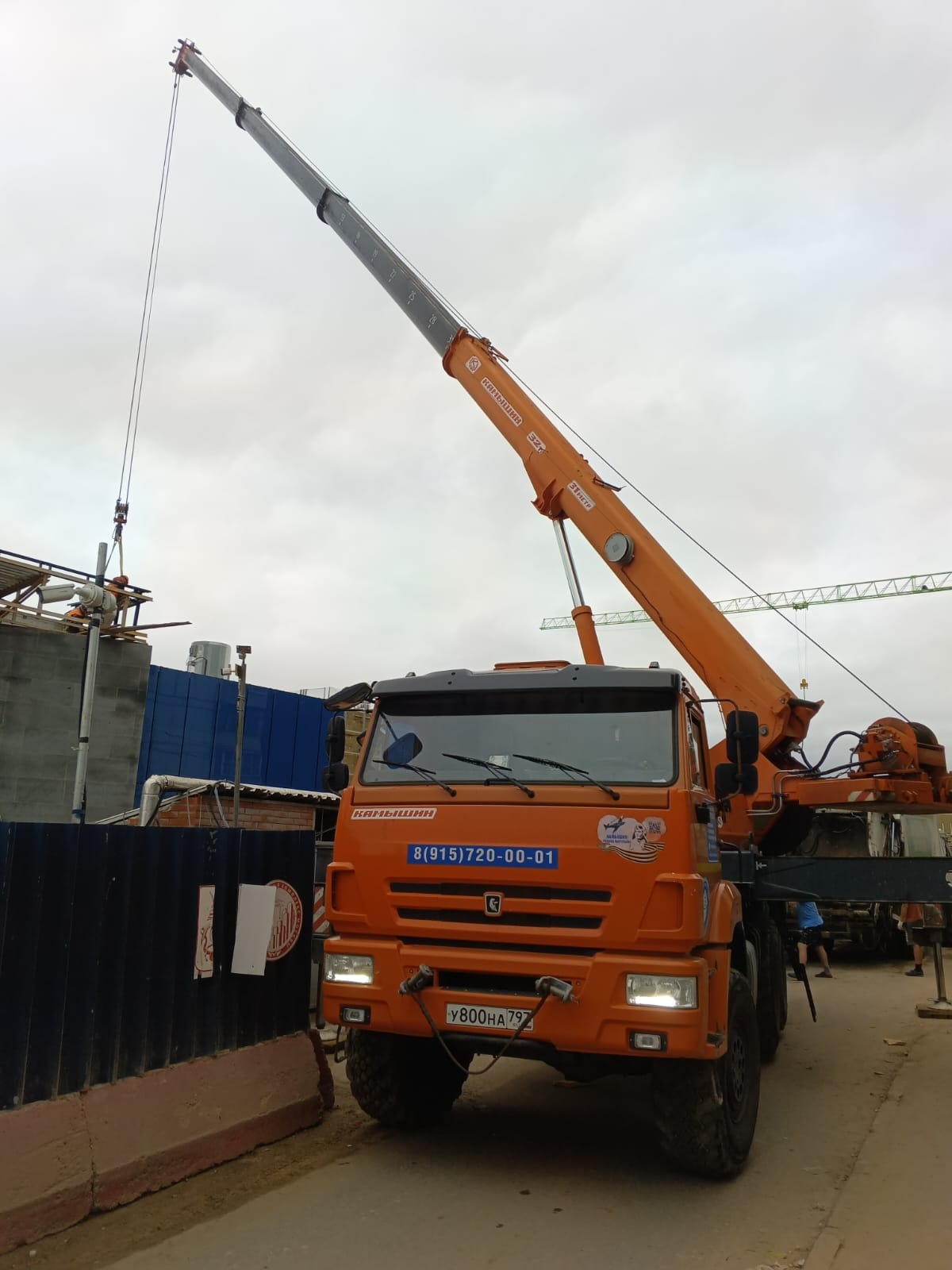 Аренда автокрана вездехода Камышин 32 тонны стрела 31 метр в Бишкеке