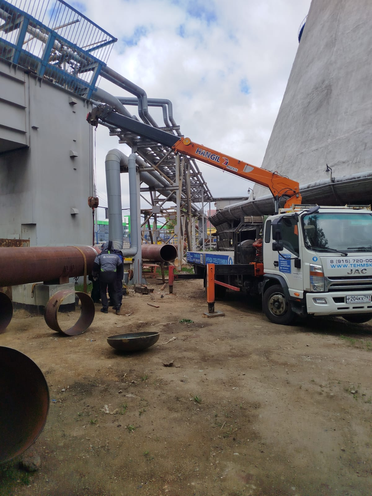 Аренда манипулятора JAC 7 тонн в Бишкеке